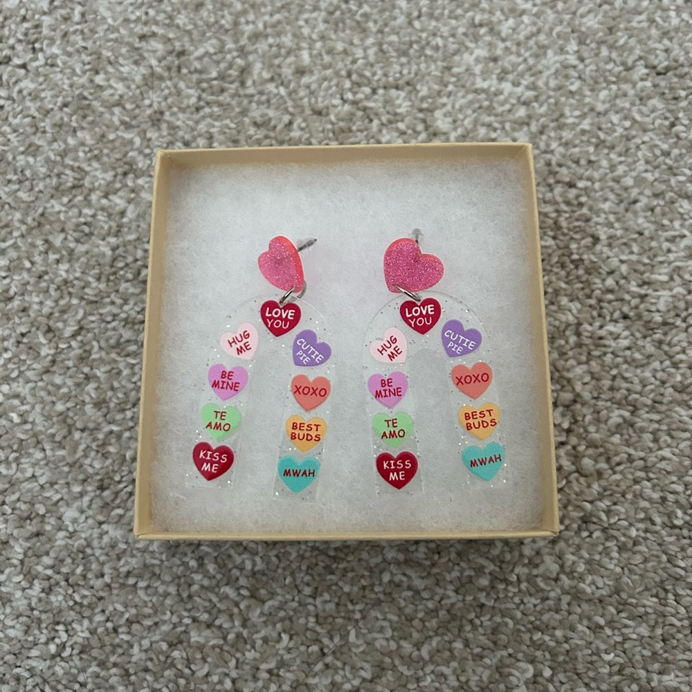 Candy Gram Valentine’s Earrings